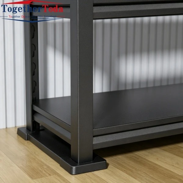 Metal Retail Display Racks Base & Foot Detail